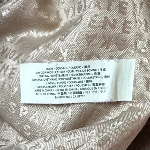 Kate Spade Plum Cream Leather Shoulder Bag Zip Top Flap Gold - Picture 16 of 16